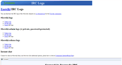 Desktop Screenshot of irclogs.foswiki.org